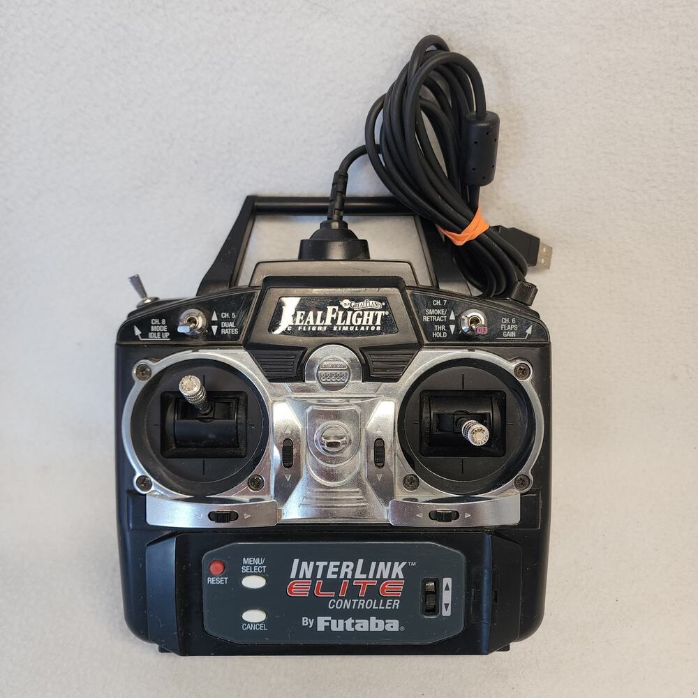 RealFlight R/C Flight Simulator Interlink Elite Controller Futaba NM